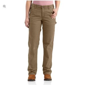 Carhartt Women's Loose Fit Brown Pants 2